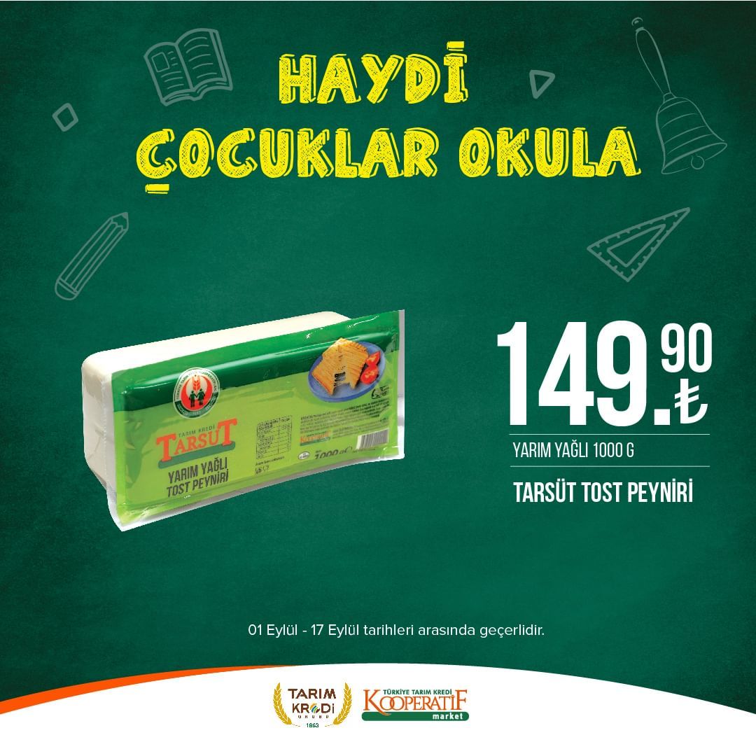 Tarım Kredi Market'ten okul öncesi indirimler! 67