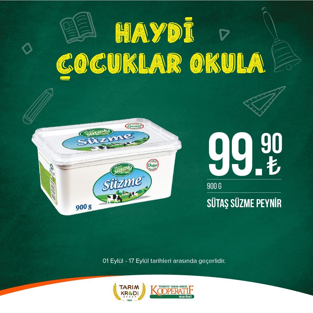 Tarım Kredi Market'ten okul öncesi indirimler! 58