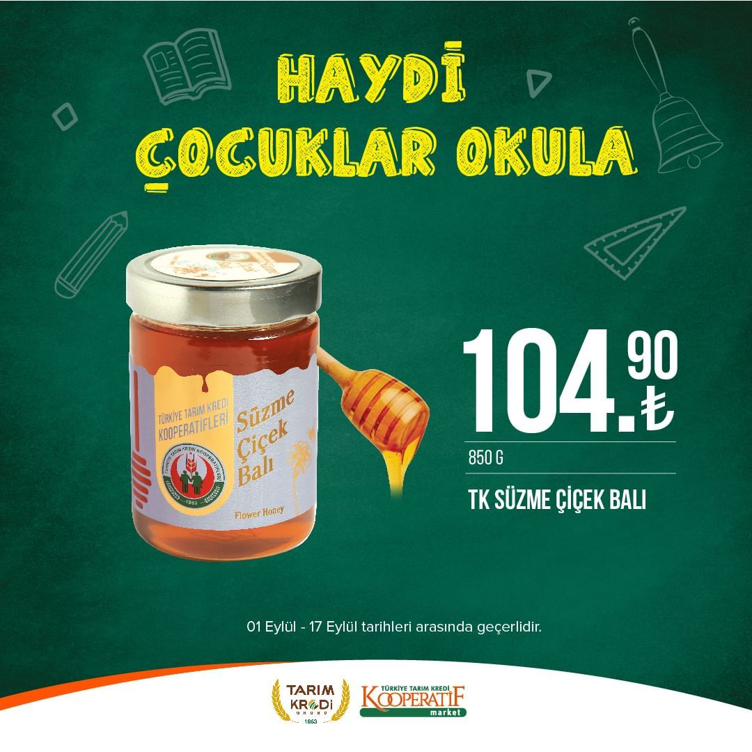 Tarım Kredi Market'ten okul öncesi indirimler! 68