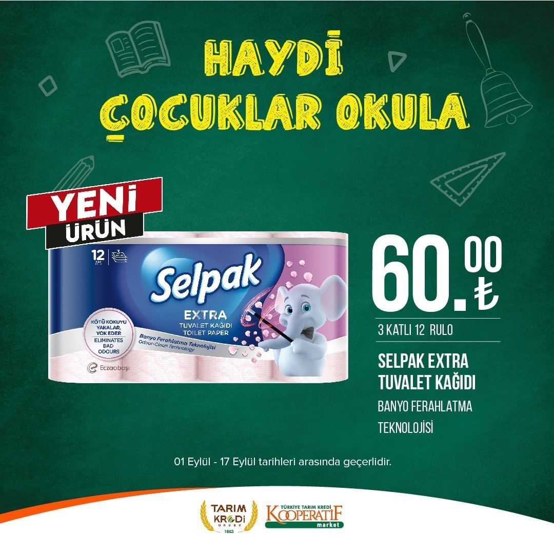 Tarım Kredi Market'ten okul öncesi indirimler! 54