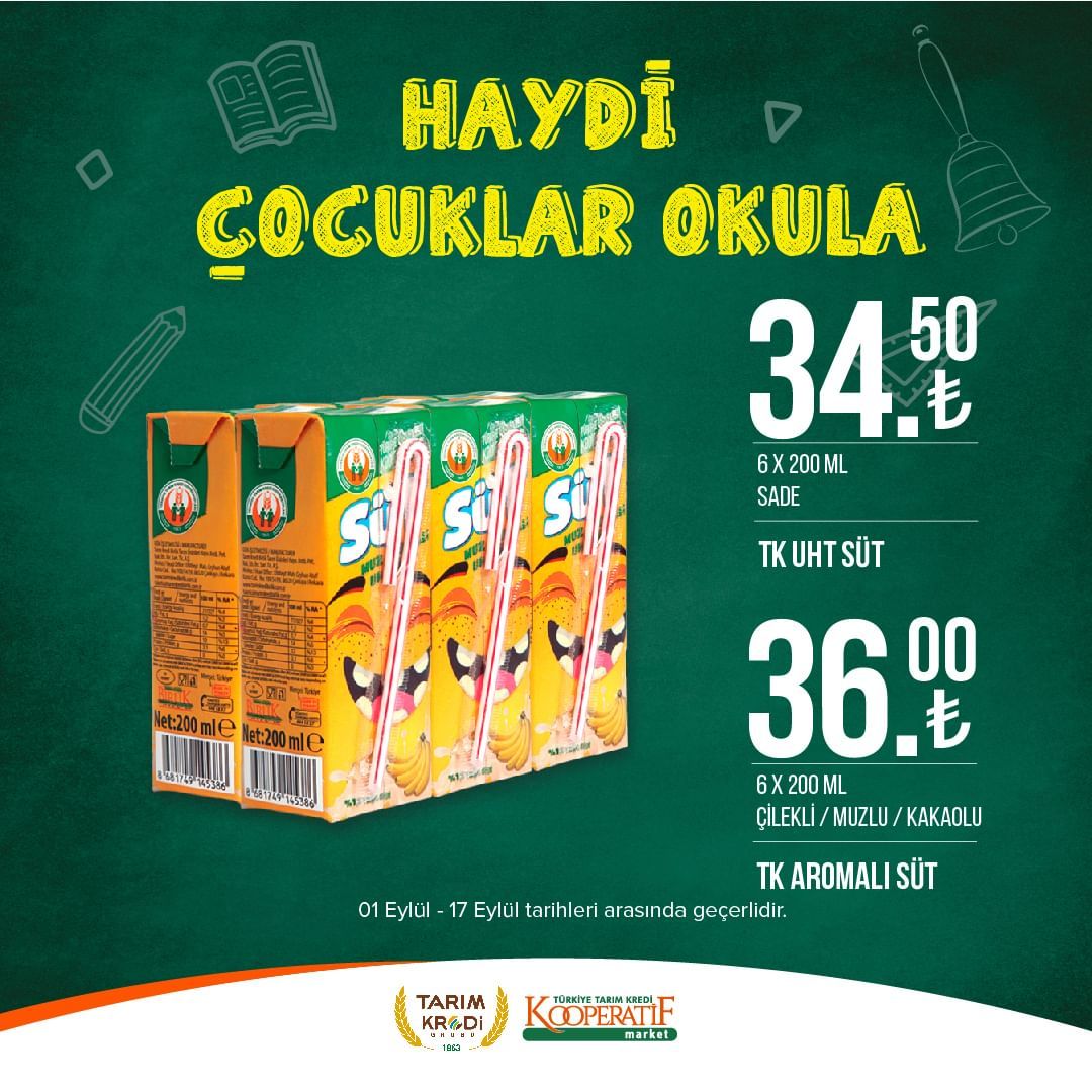 Tarım Kredi Market'ten okul öncesi indirimler! 71
