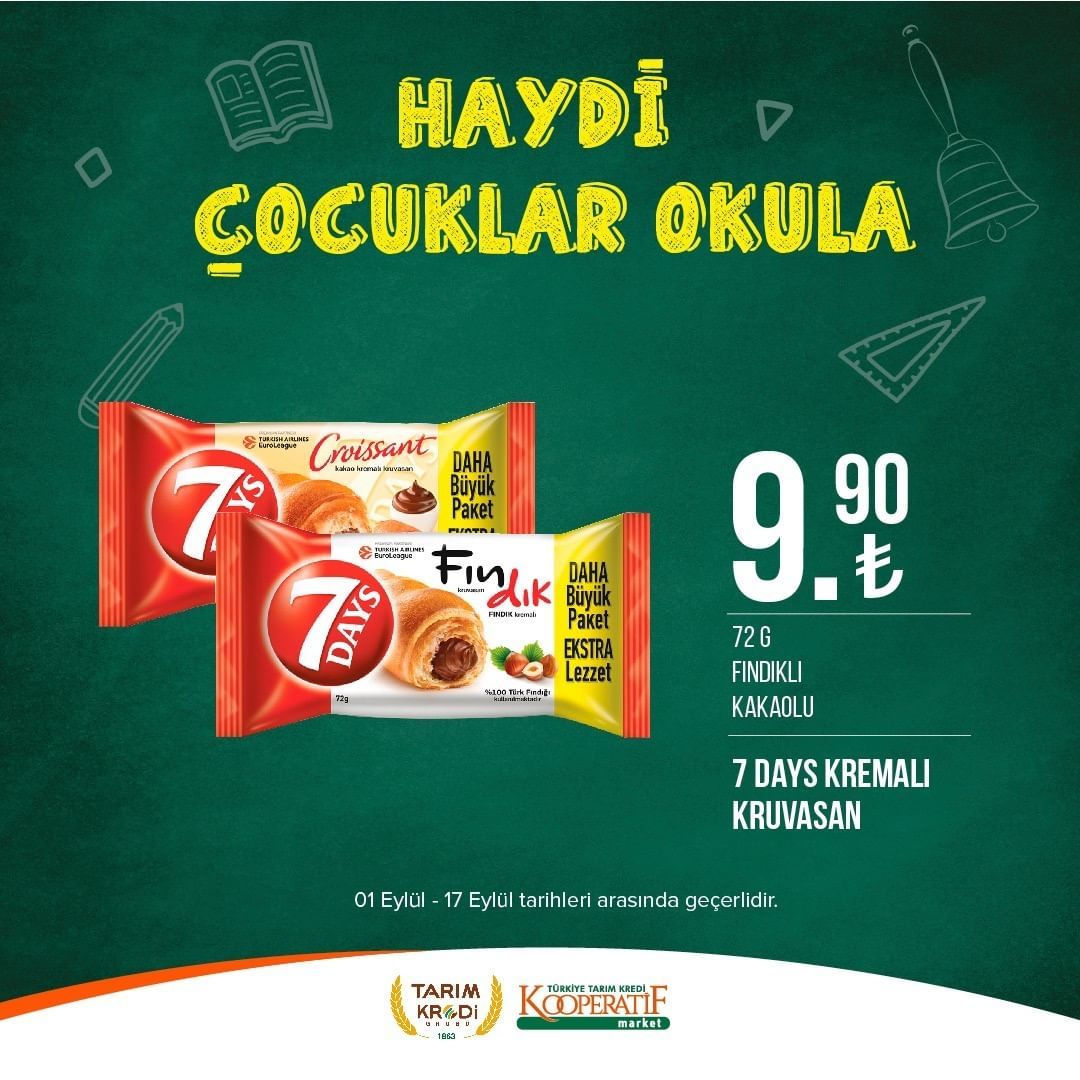 Tarım Kredi Market'ten okul öncesi indirimler! 37