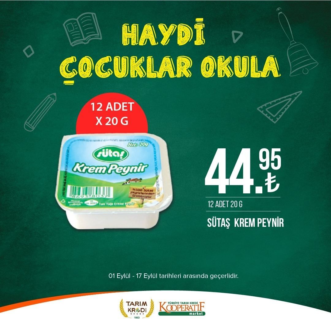Tarım Kredi Market'ten okul öncesi indirimler! 61