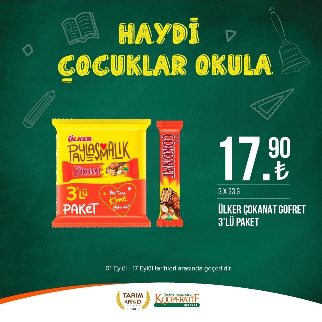 Tarım Kredi Market'ten okul öncesi indirimler! 13
