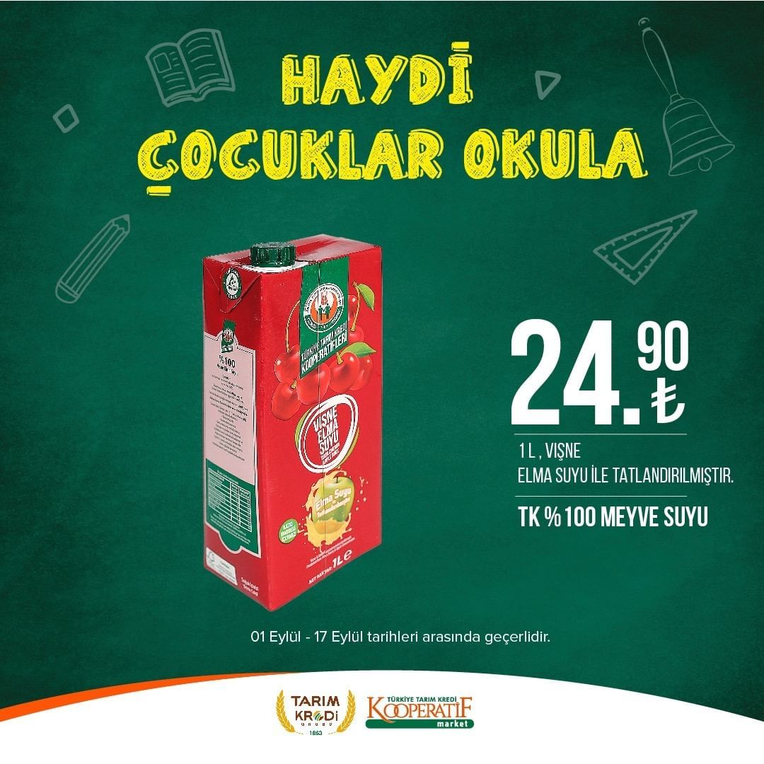 Tarım Kredi Market'ten okul öncesi indirimler! 34