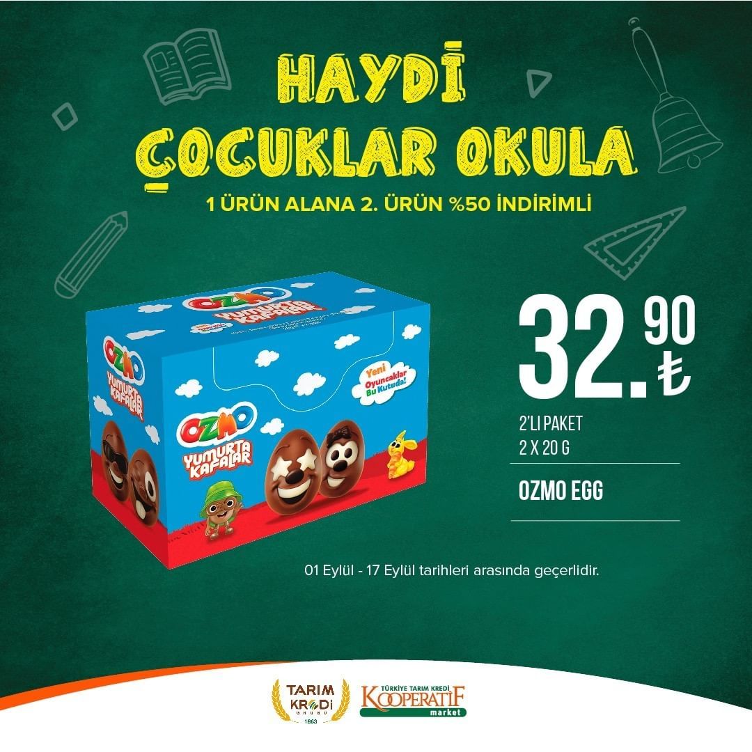 Tarım Kredi Market'ten okul öncesi indirimler! 6