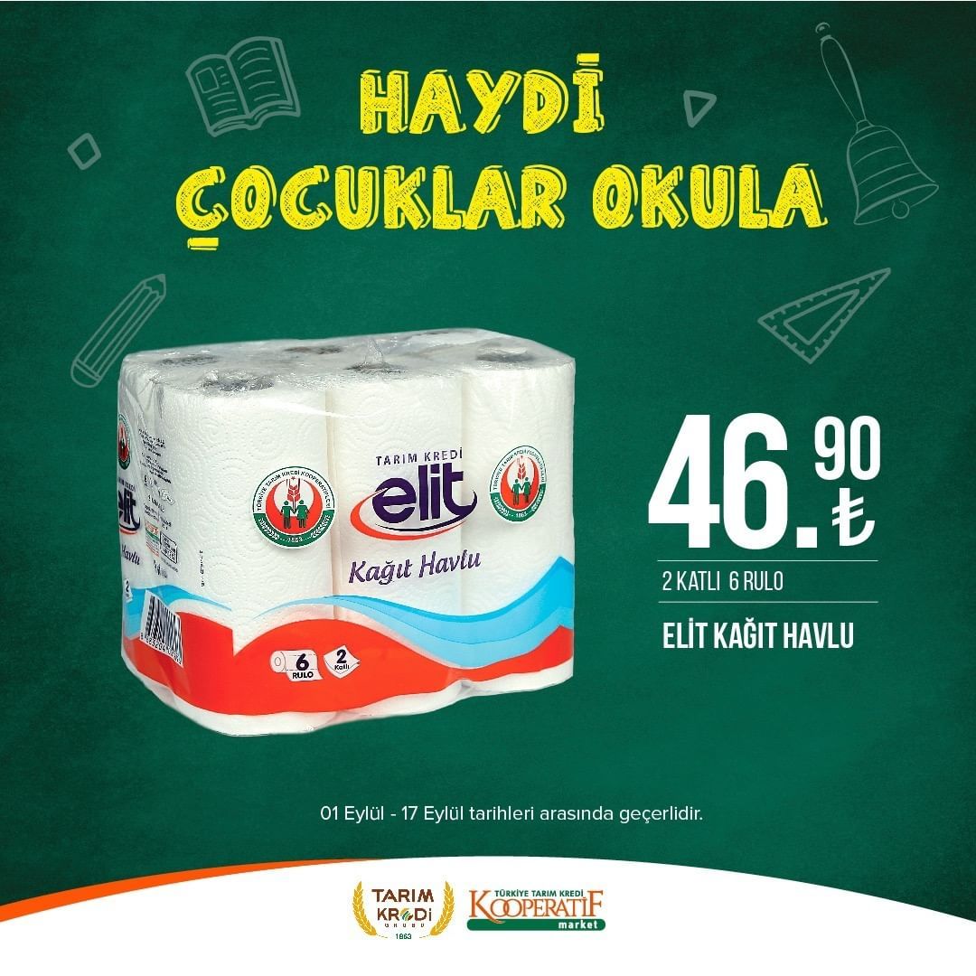 Tarım Kredi Market'ten okul öncesi indirimler! 57