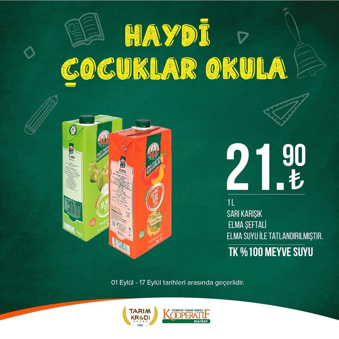 Tarım Kredi Market'ten okul öncesi indirimler! 31