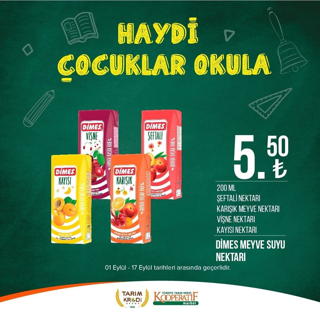 Tarım Kredi Market'ten okul öncesi indirimler! 35