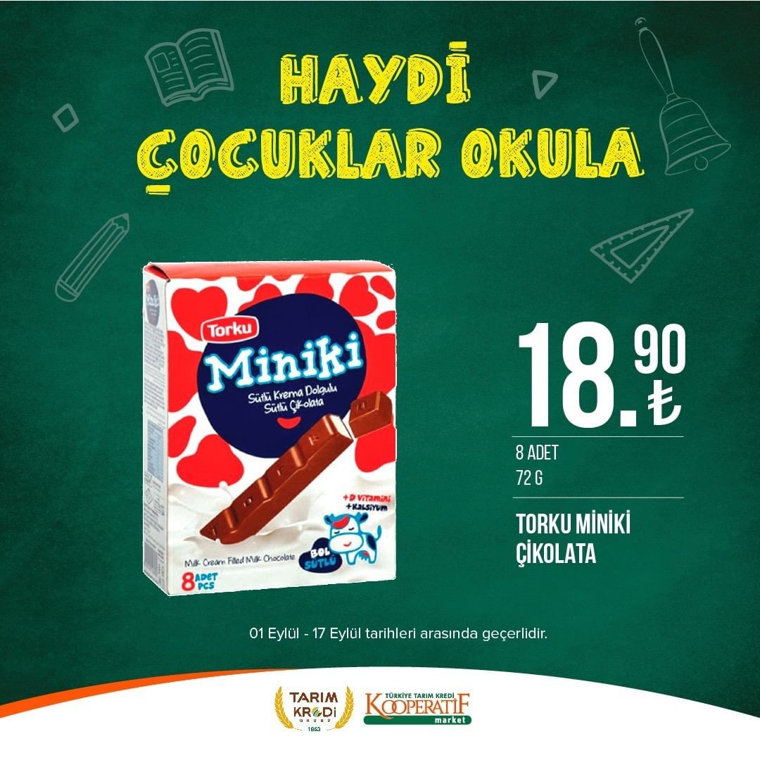 Tarım Kredi Market'ten okul öncesi indirimler! 43