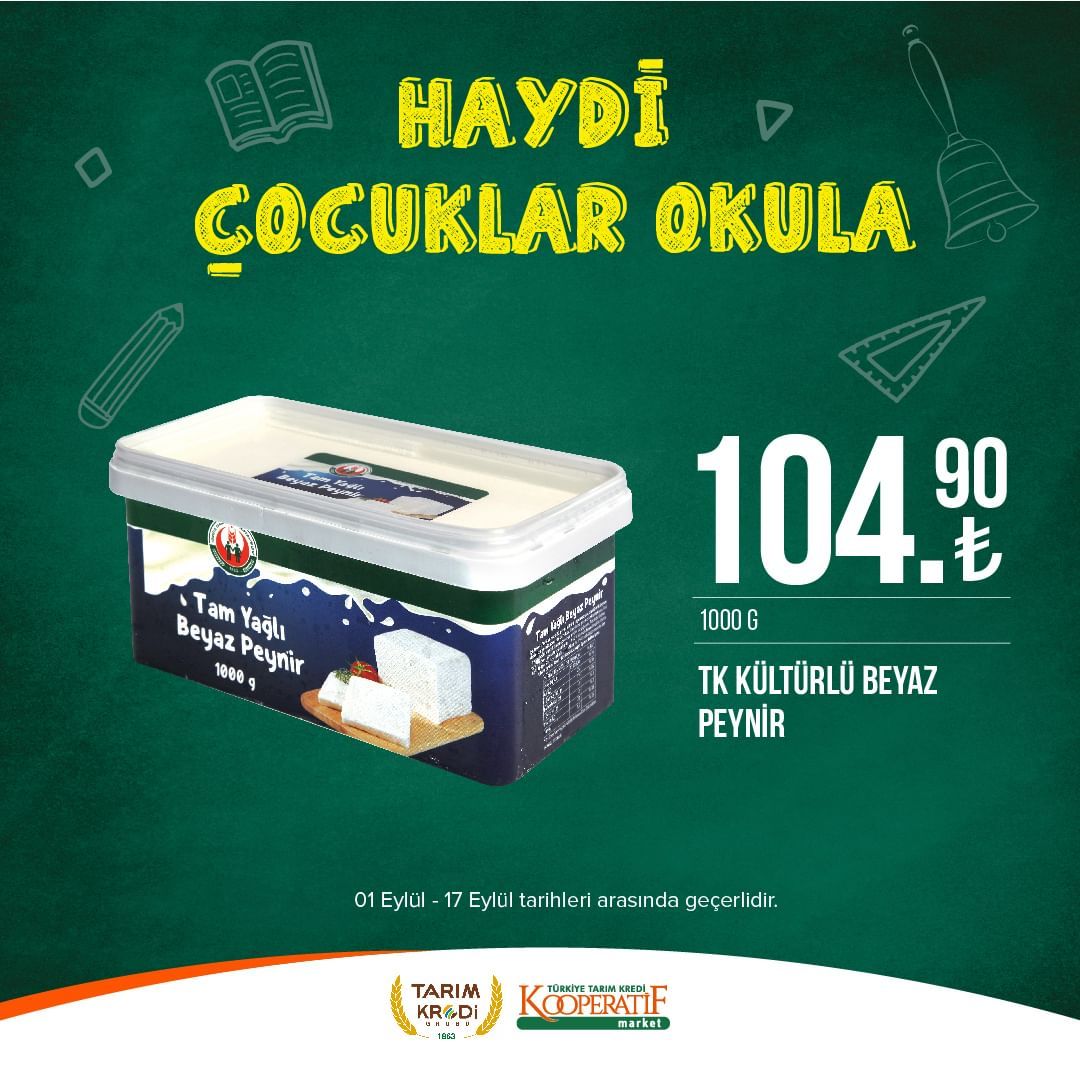 Tarım Kredi Market'ten okul öncesi indirimler! 64