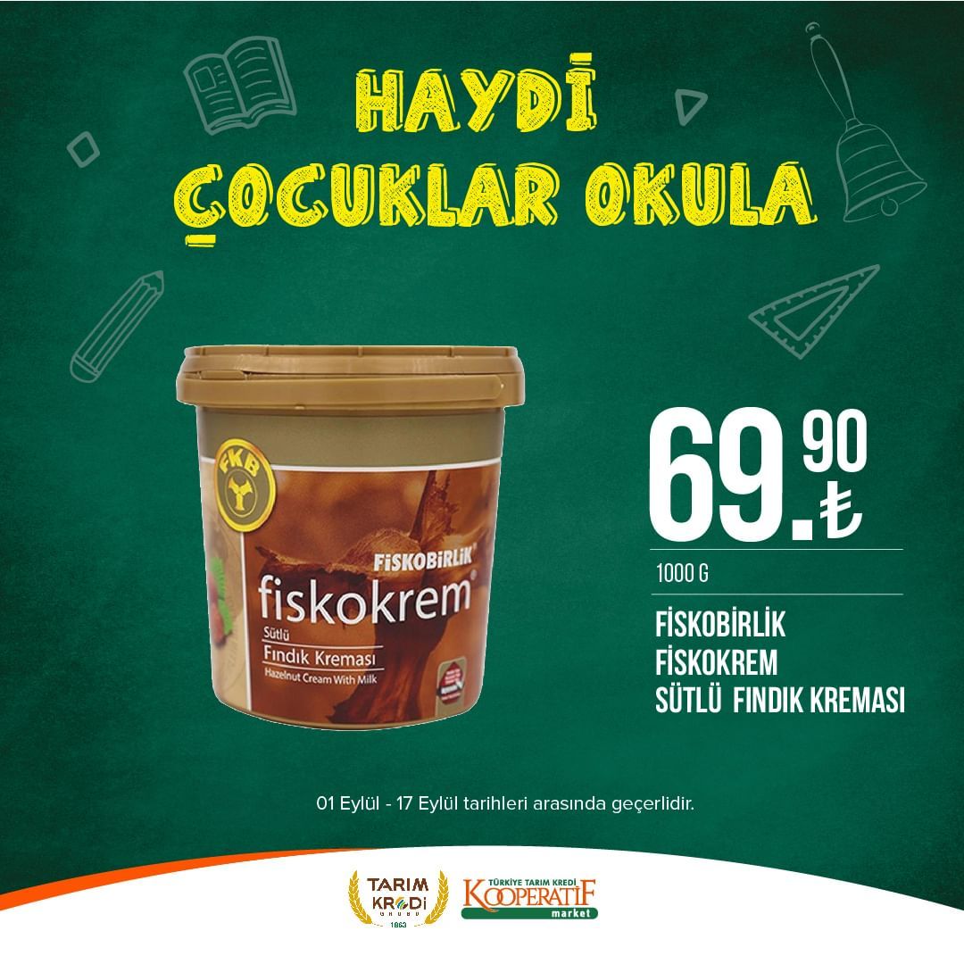 Tarım Kredi Market'ten okul öncesi indirimler! 69