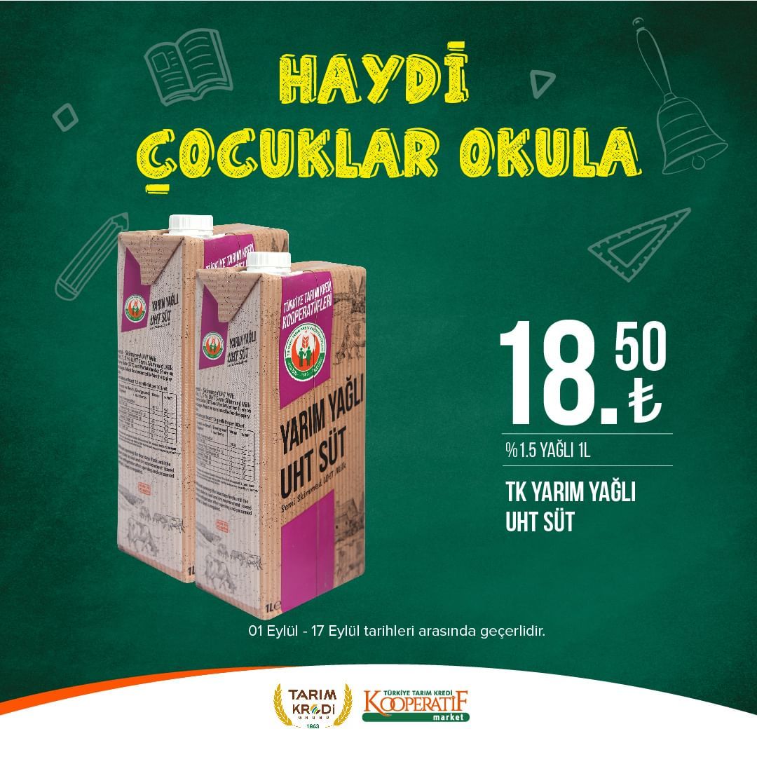 Tarım Kredi Market'ten okul öncesi indirimler! 74