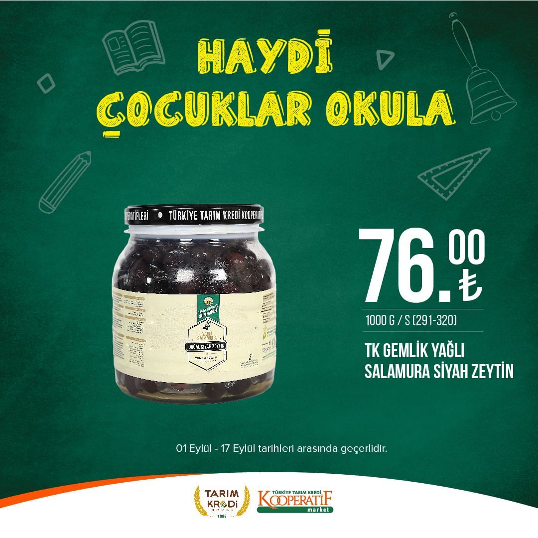 Tarım Kredi Market'ten okul öncesi indirimler! 76