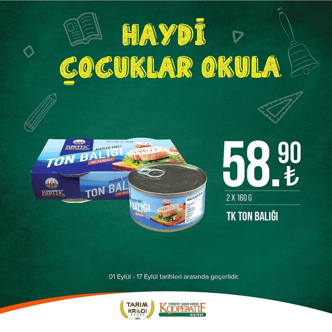 Tarım Kredi Market'ten okul öncesi indirimler! 88