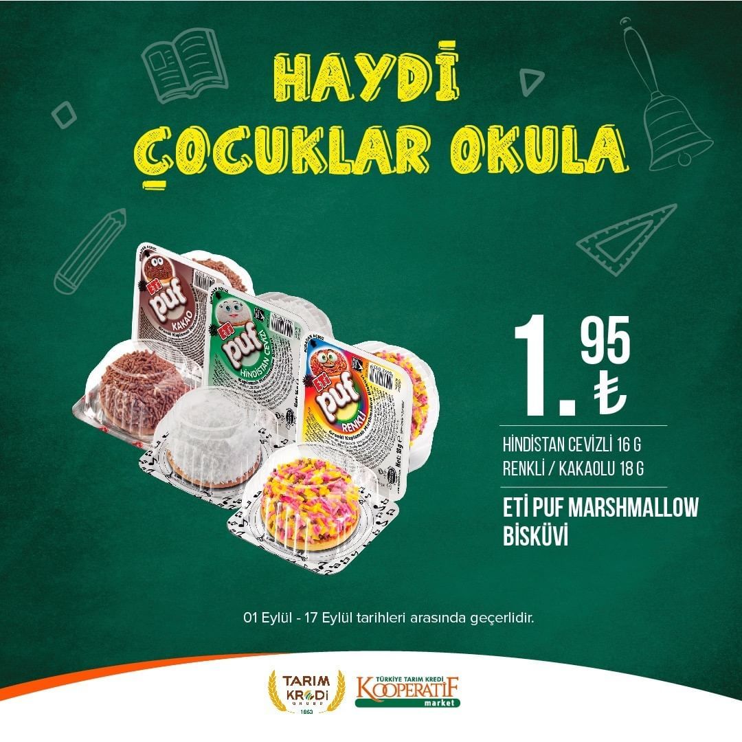 Tarım Kredi Market'ten okul öncesi indirimler! 46