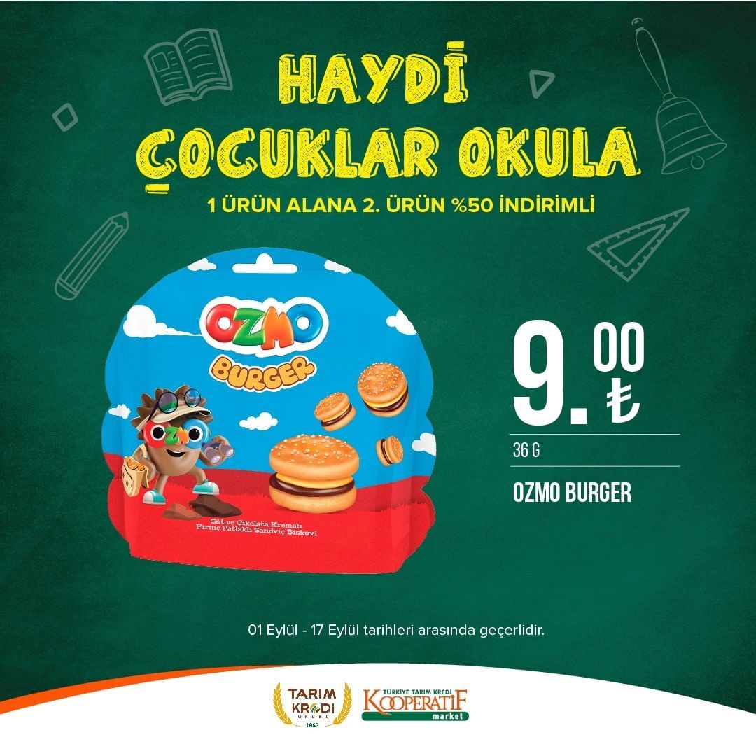 Tarım Kredi Market'ten okul öncesi indirimler! 8