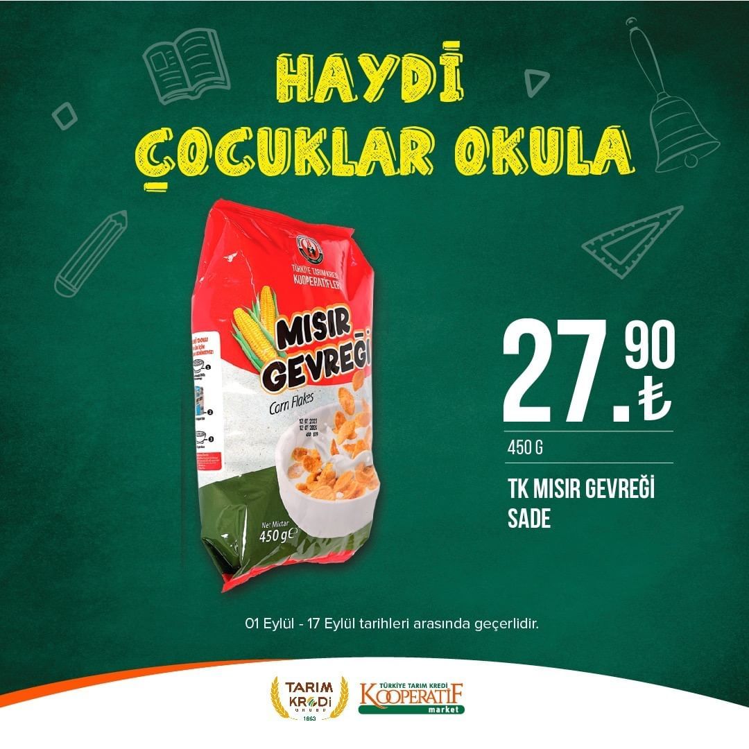 Tarım Kredi Market'ten okul öncesi indirimler! 48