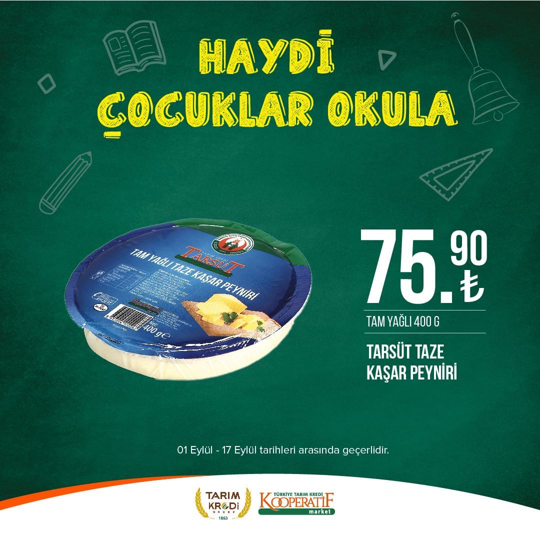 Tarım Kredi Market'ten okul öncesi indirimler! 65
