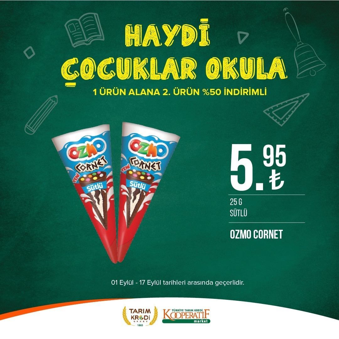 Tarım Kredi Market'ten okul öncesi indirimler! 5