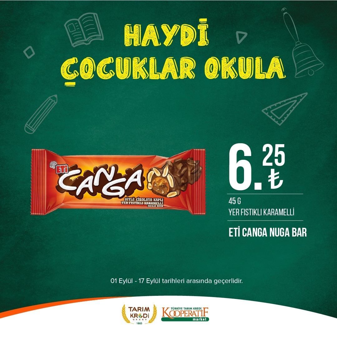 Tarım Kredi Market'ten okul öncesi indirimler! 18