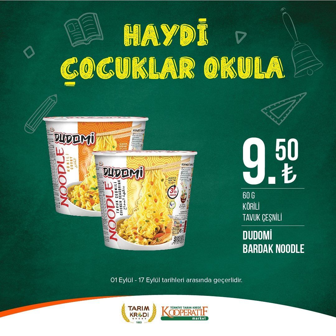 Tarım Kredi Market'ten okul öncesi indirimler! 87
