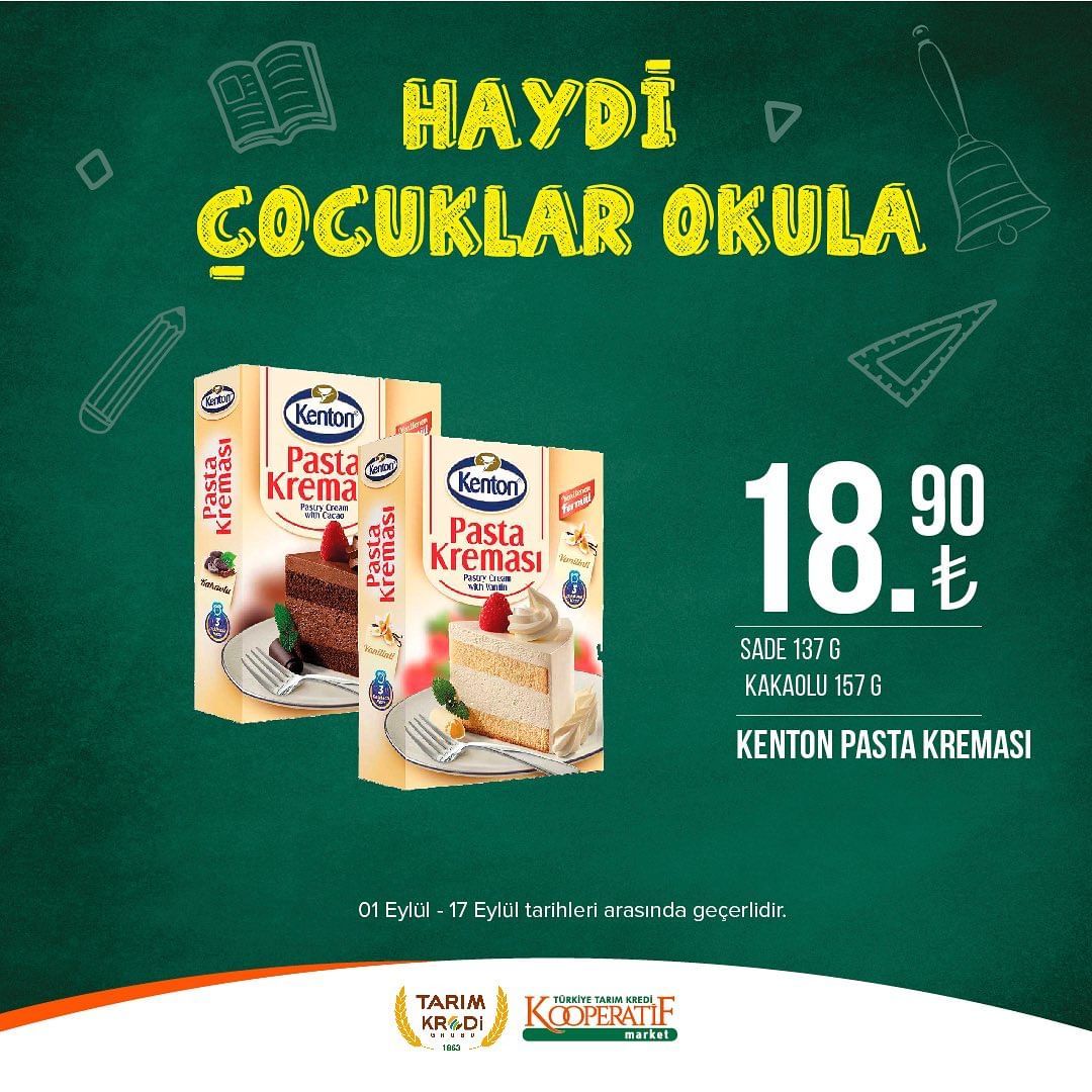 Tarım Kredi Market'ten okul öncesi indirimler! 82