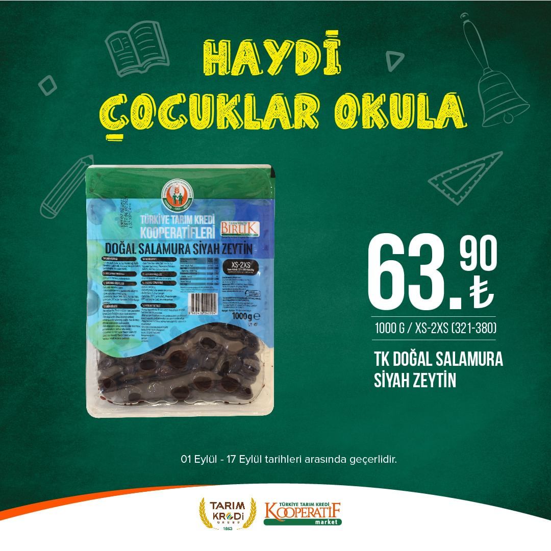 Tarım Kredi Market'ten okul öncesi indirimler! 77