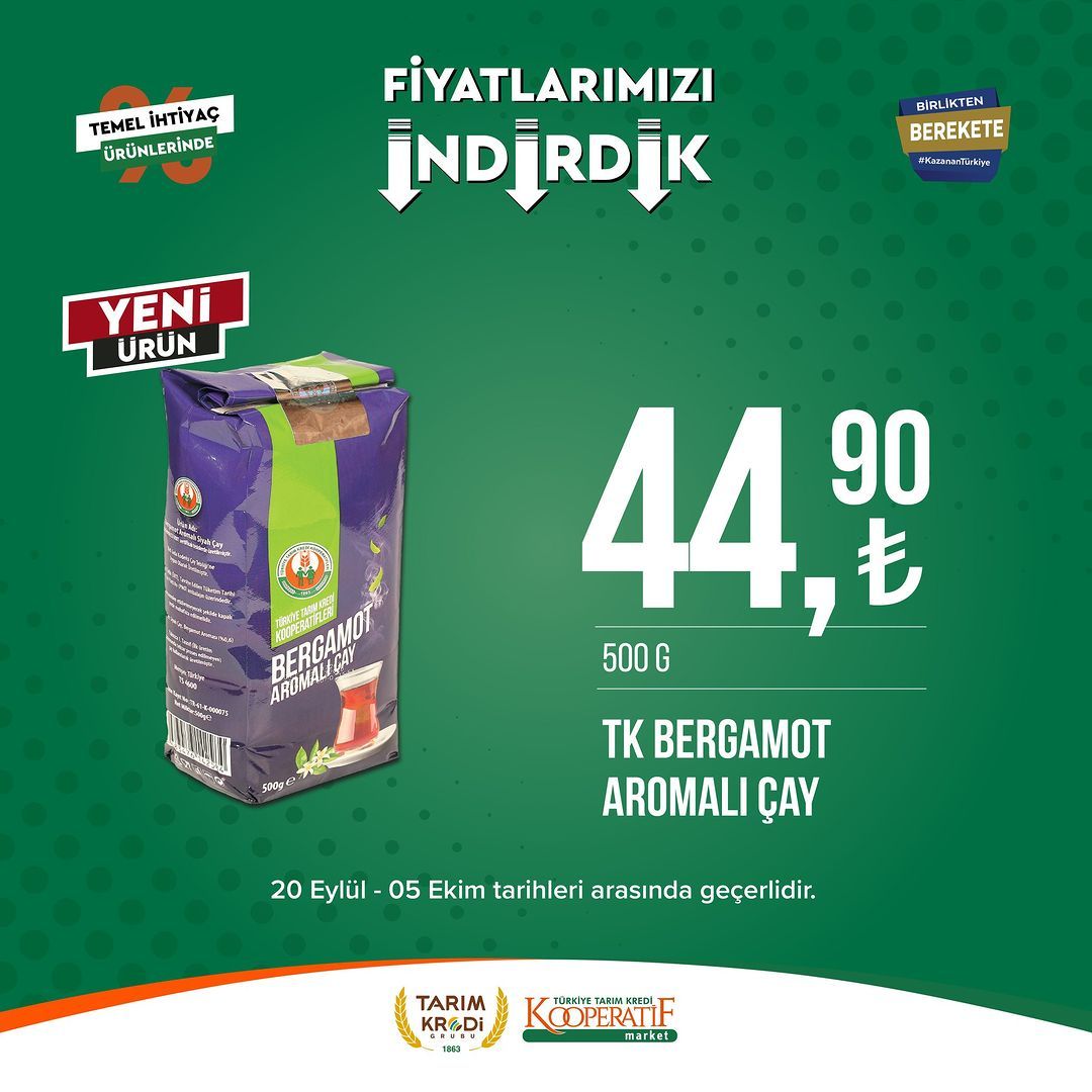 Tarım Kredi Market'te Eylül-Ekim indirimi başladı! 23