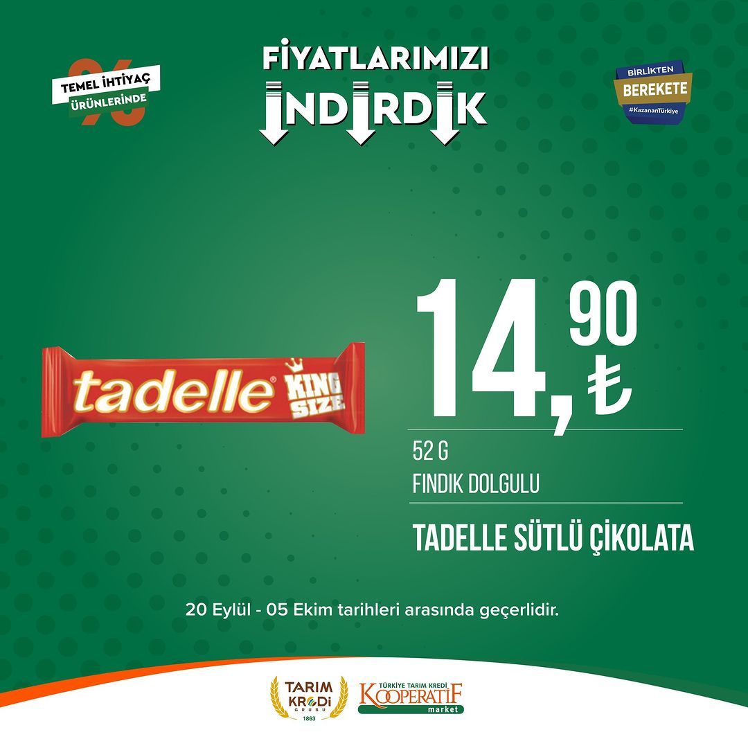Tarım Kredi Market'te Eylül-Ekim indirimi başladı! 27