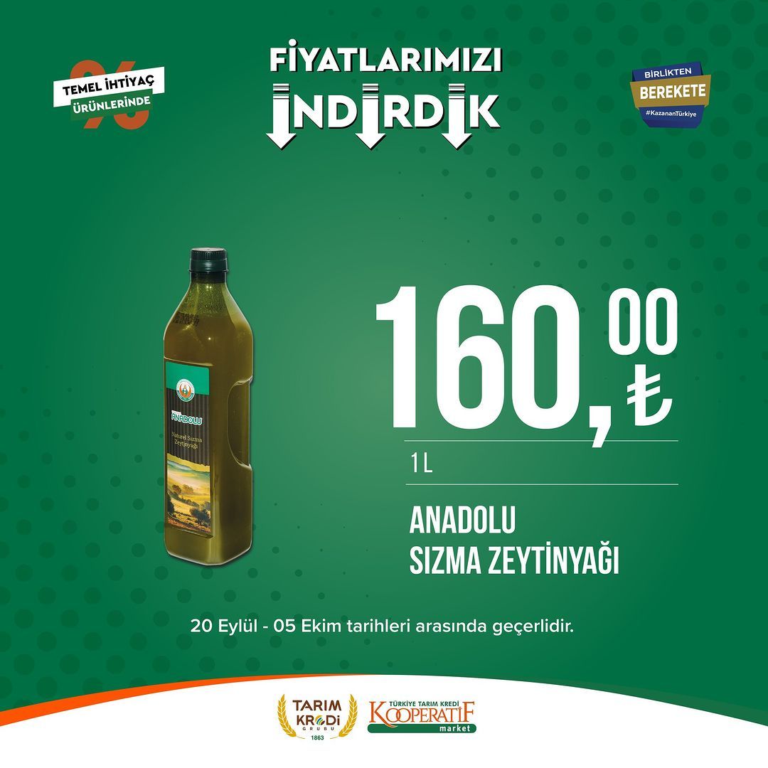 Tarım Kredi Market'te Eylül-Ekim indirimi başladı! 28