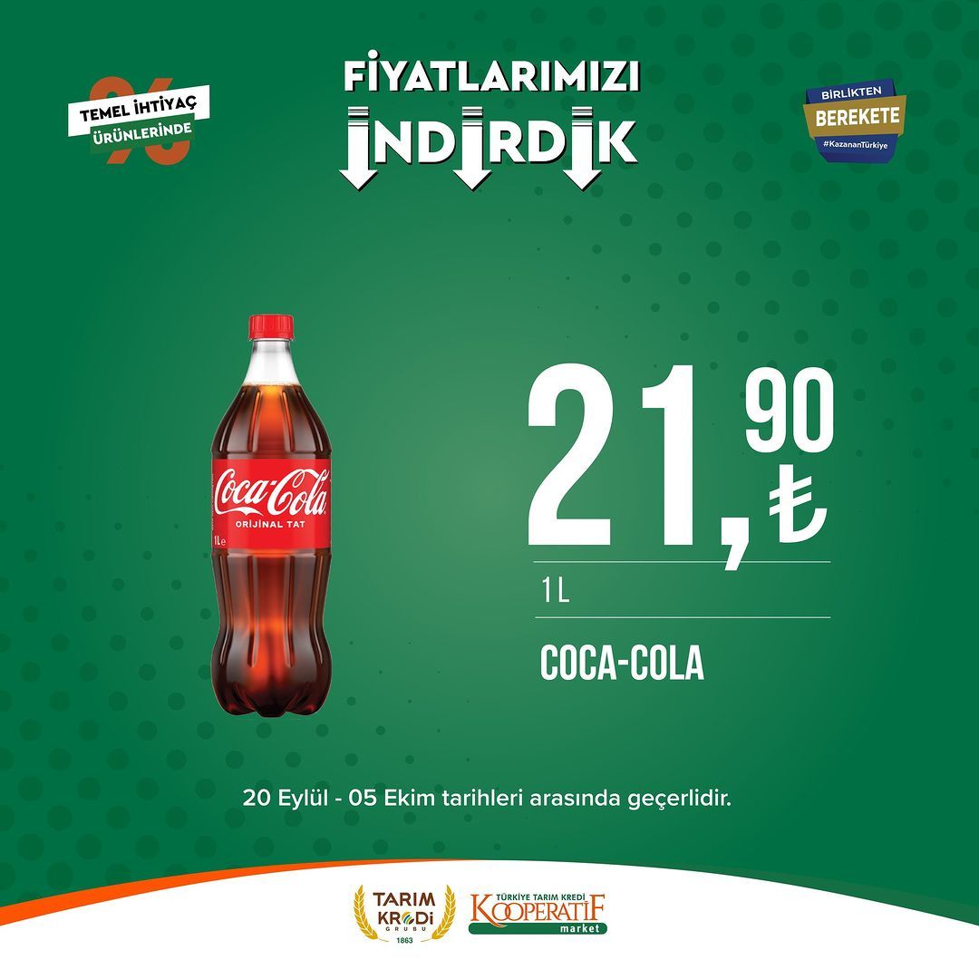 Tarım Kredi Market'te Eylül-Ekim indirimi başladı! 32