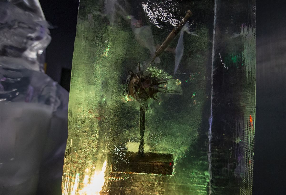 Erzurum'daki Buz Müzesi, yoğun ilgi görüyor! 2