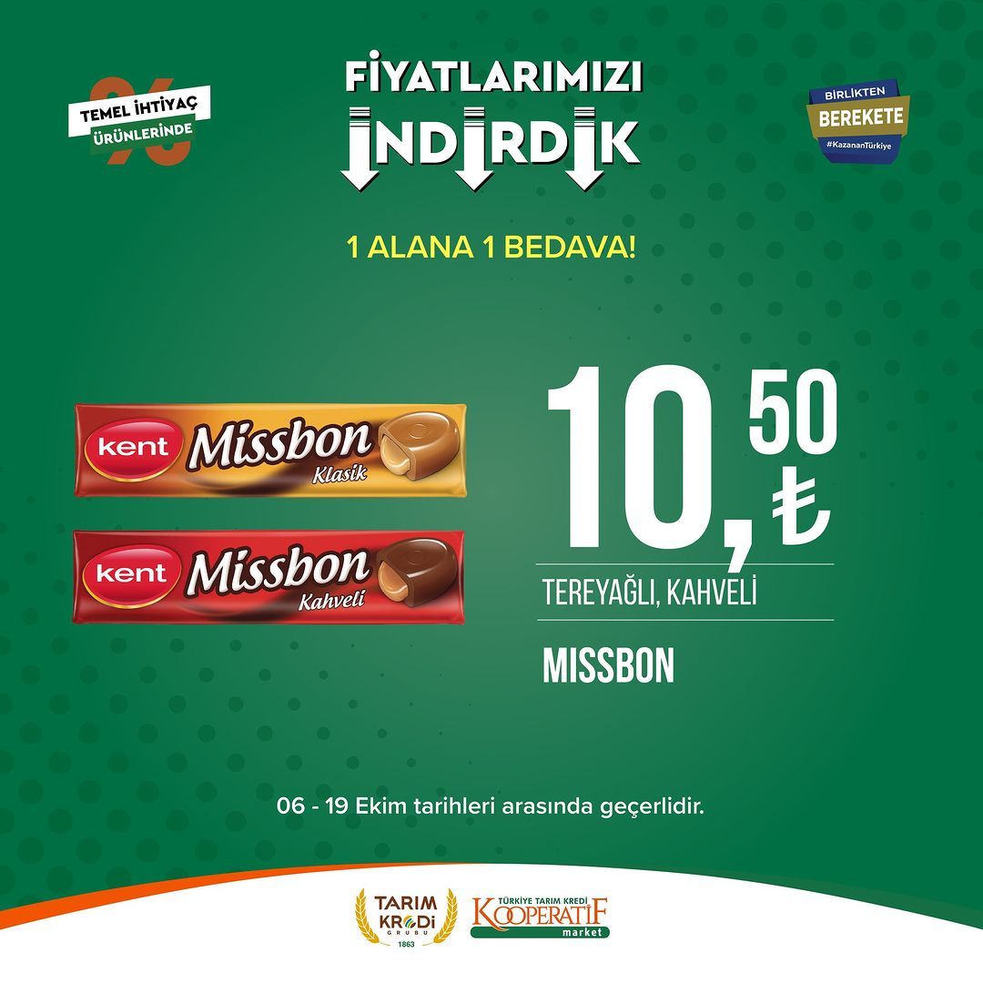 Tarım Kredi Market'te Ekim ayı indirimi devam ediyor! 5