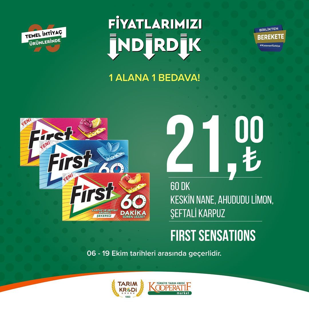 Tarım Kredi Market'te Ekim ayı indirimi devam ediyor! 12