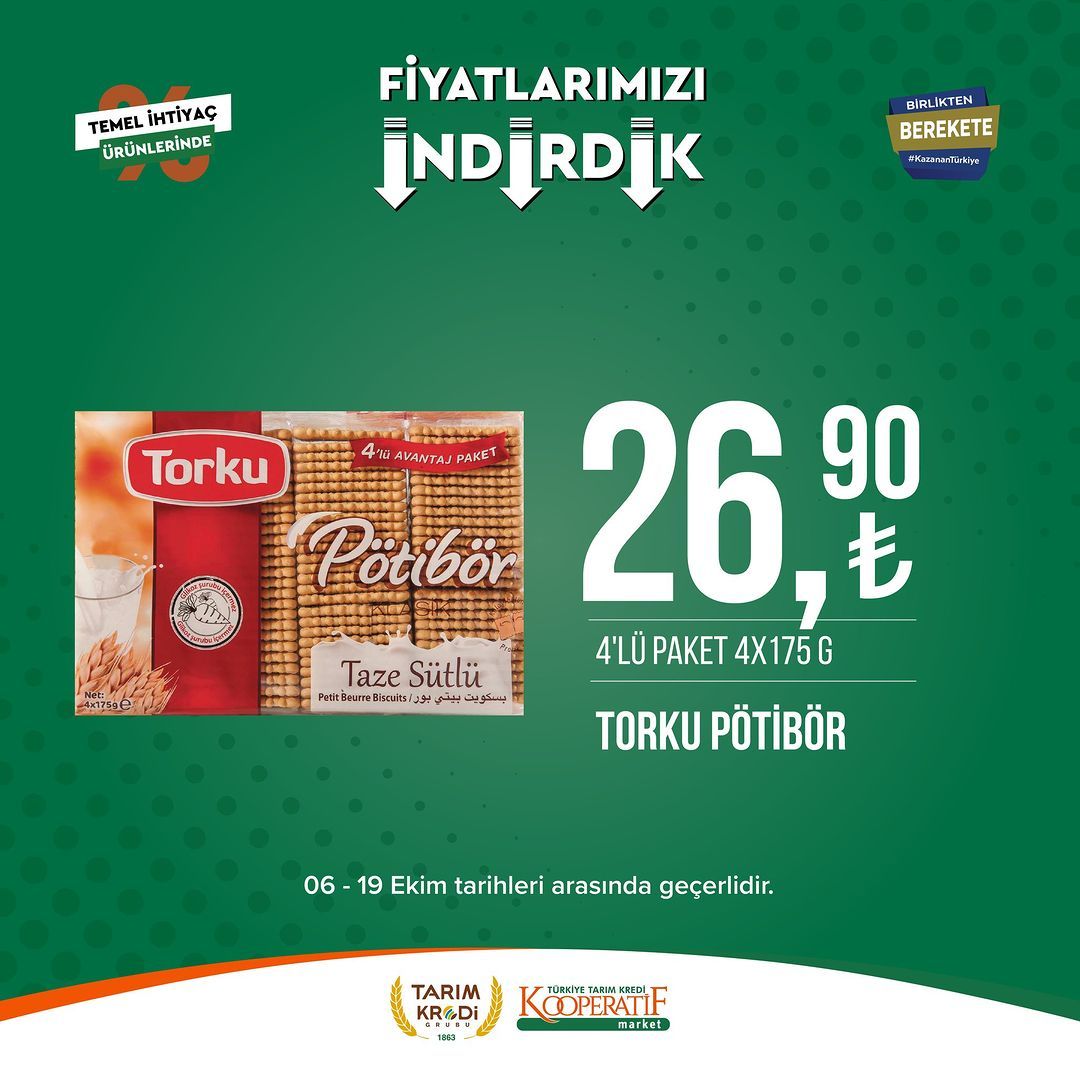 Tarım Kredi Market'te Ekim ayı indirimi devam ediyor! 17