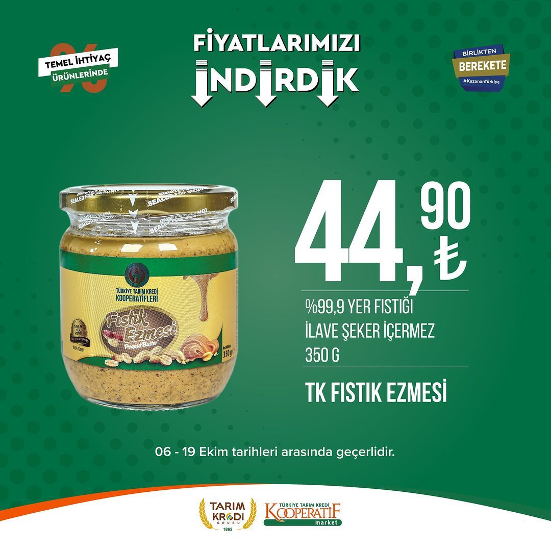 Tarım Kredi Market'te Ekim ayı indirimi devam ediyor! 19