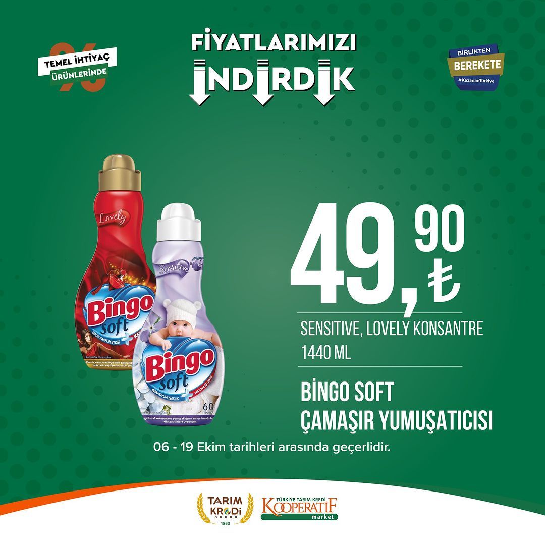 Tarım Kredi Market'te Ekim ayı indirimi devam ediyor! 23