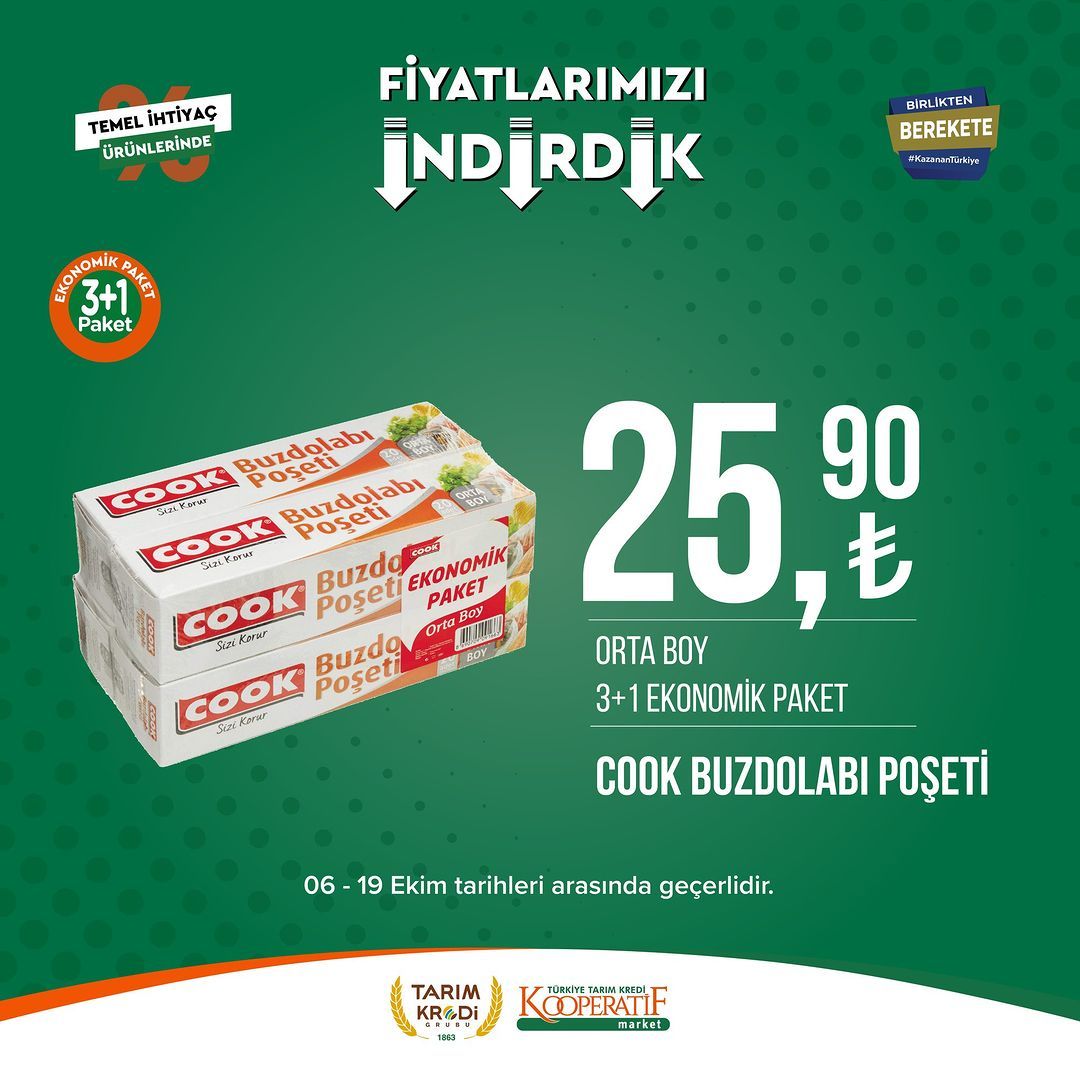 Tarım Kredi Market'te Ekim ayı indirimi devam ediyor! 31