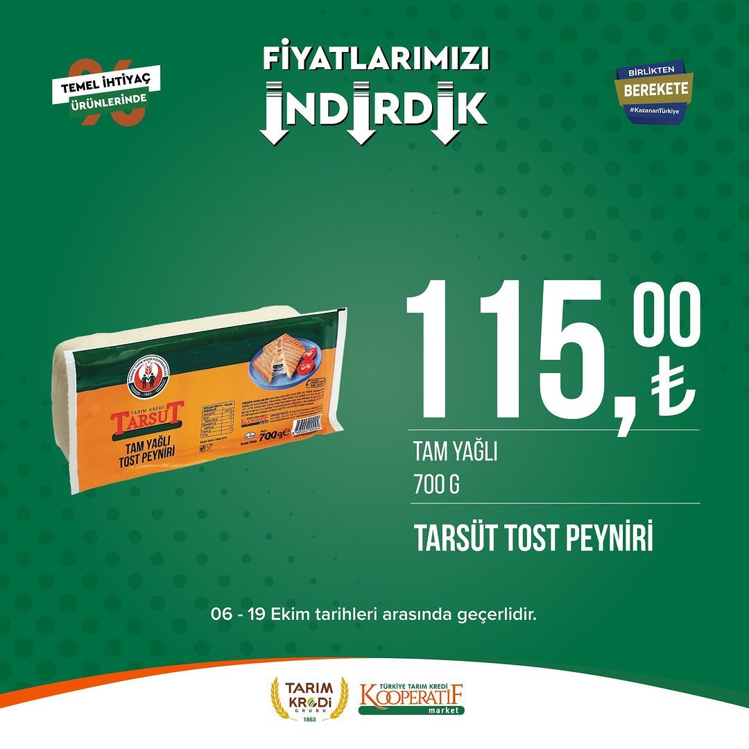 Tarım Kredi Market'te Ekim ayı indirimi devam ediyor! 42