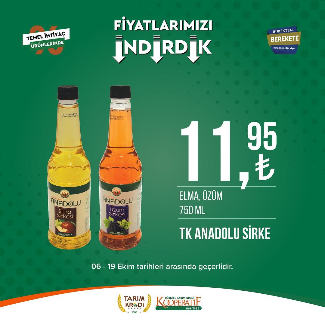 Tarım Kredi Market'te Ekim ayı indirimi devam ediyor! 47