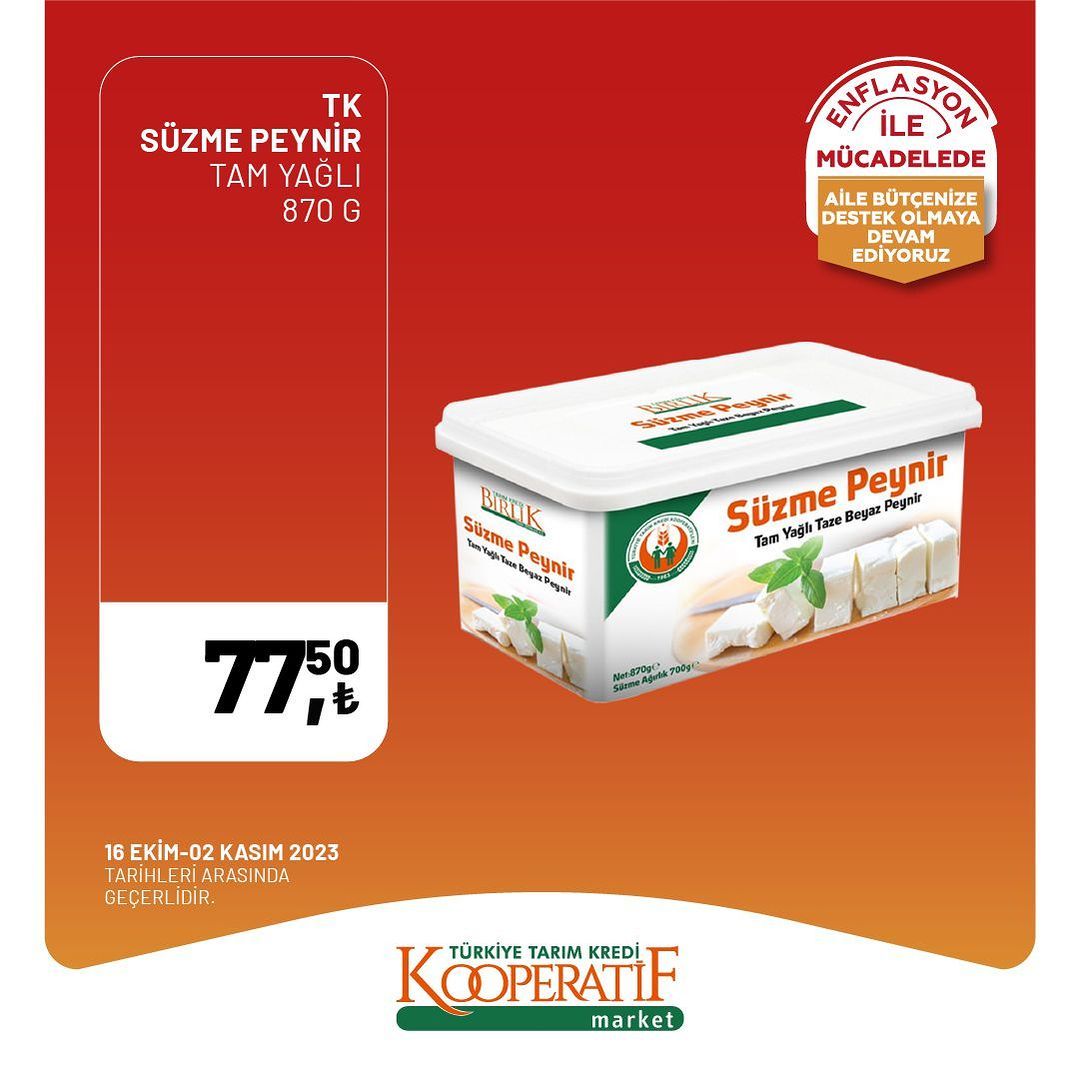 Tarım Kredi Kooperatifleri marketlerden yüzde 50 indirim! 48