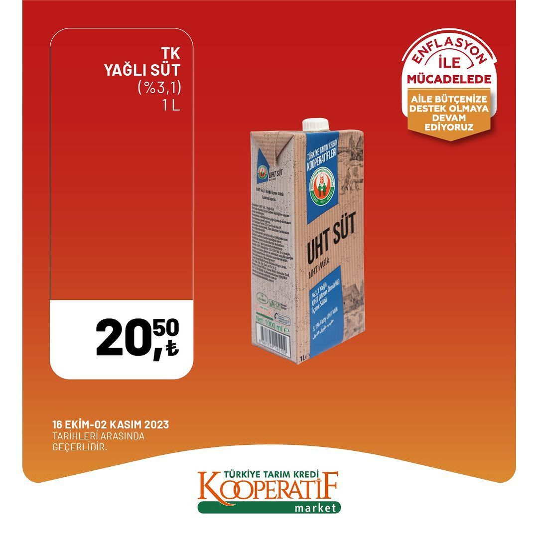 Tarım Kredi Kooperatifleri marketlerden yüzde 50 indirim! 32