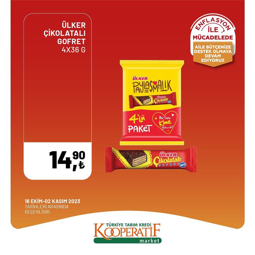 Tarım Kredi Kooperatifleri marketlerden yüzde 50 indirim! 17