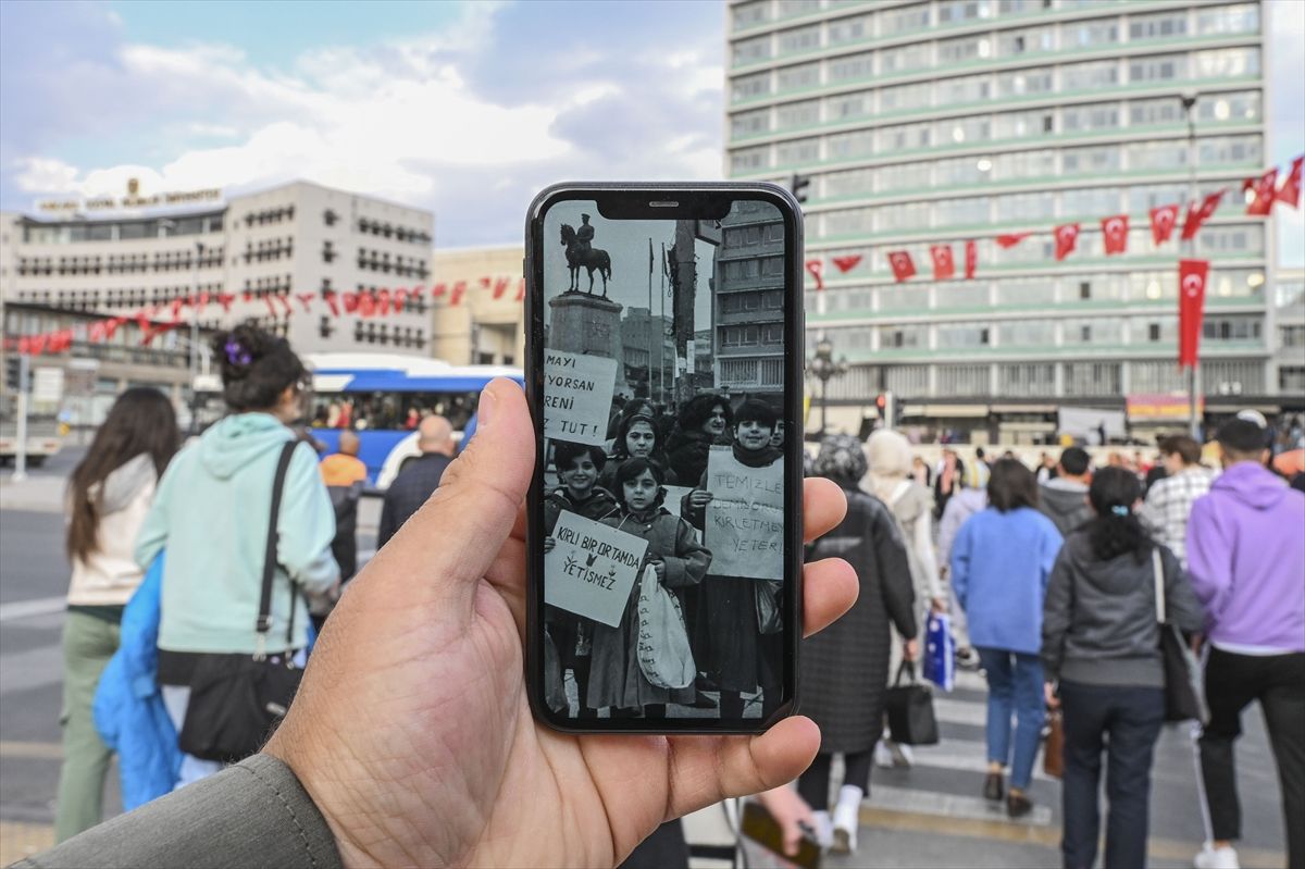100 yıllık Cumhuriyet'in başkentinin eski ve yeni halleri aynı karede! 23