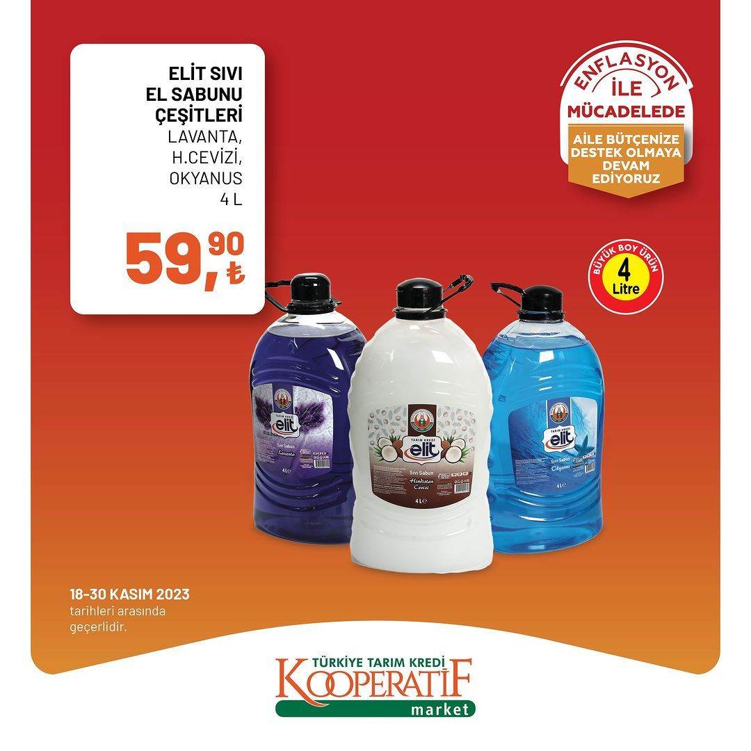 Tarım Kredi Kooperatif Market'ten yeni indirimler! 46