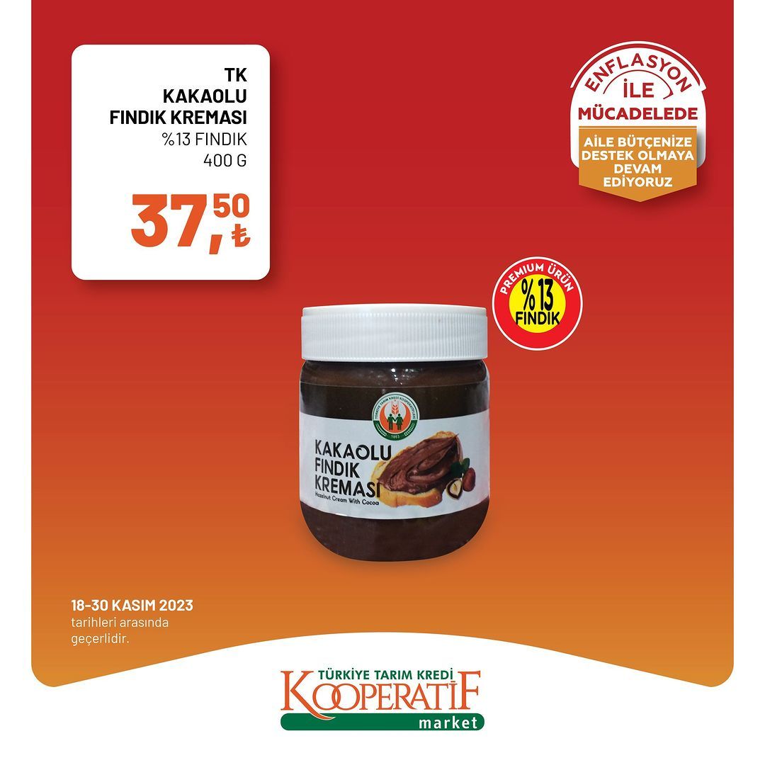 Tarım Kredi Kooperatif Market'ten yeni indirimler! 13