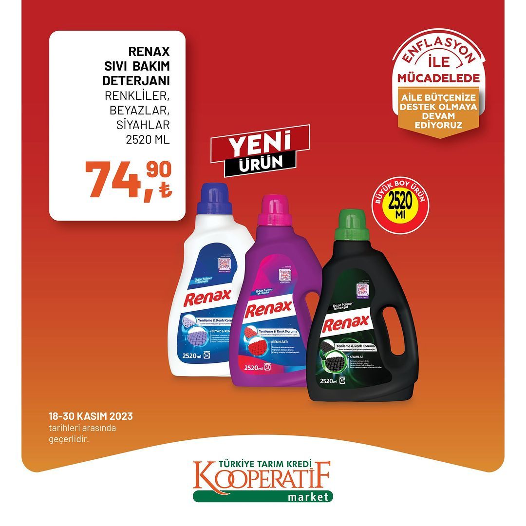 Tarım Kredi Kooperatif Market'ten yeni indirimler! 45