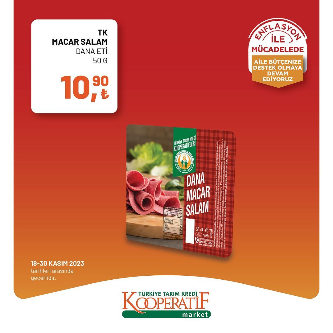 Tarım Kredi Kooperatif Market'ten yeni indirimler! 19