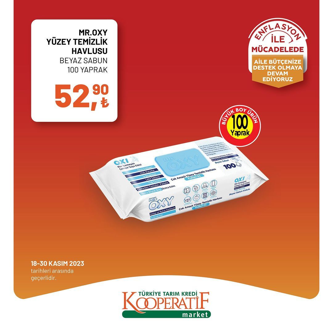 Tarım Kredi Kooperatif Market'ten yeni indirimler! 47